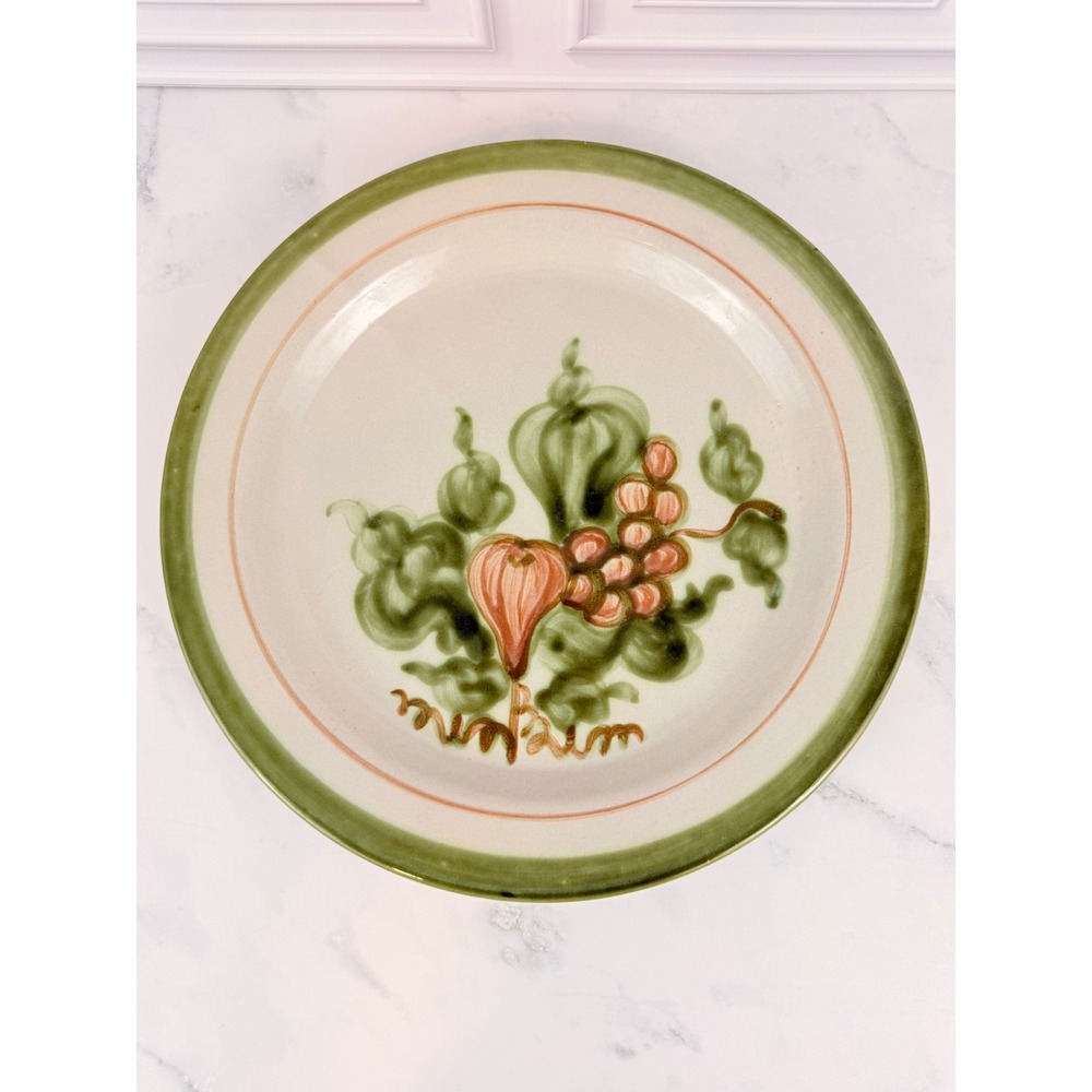VTG Louisville Stoneware John B Taylor 13" Round Serving Plate Harvest Pear